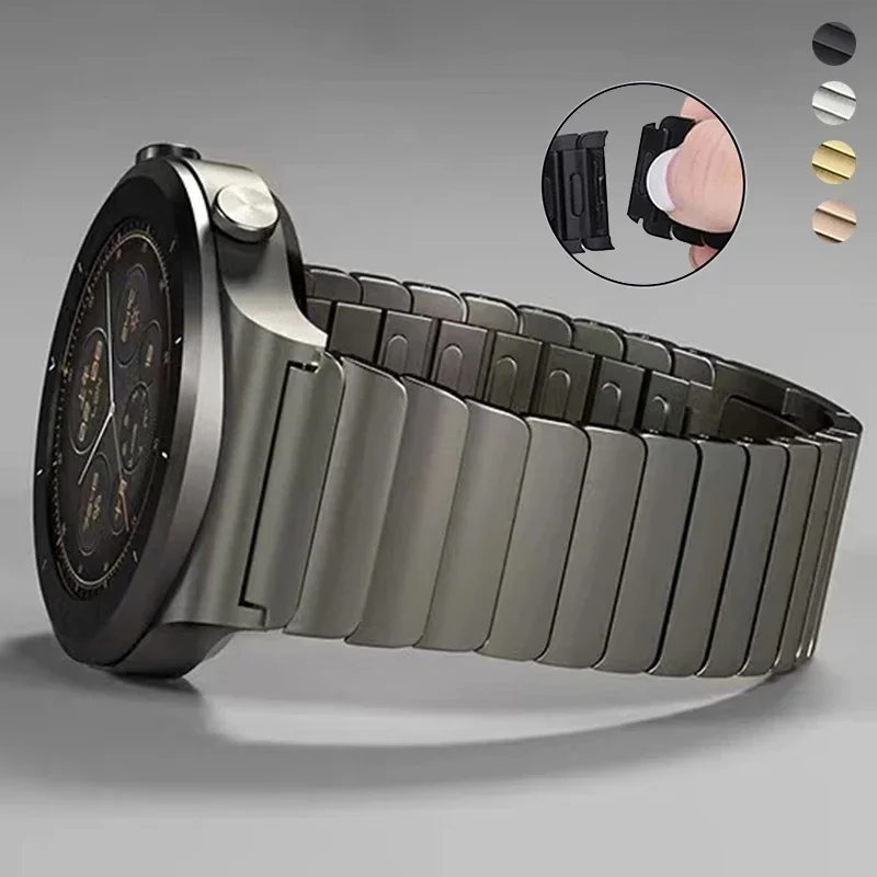 Seiko Watches Smartwatch - 22mm titanium alloy Strap For HUAWEI