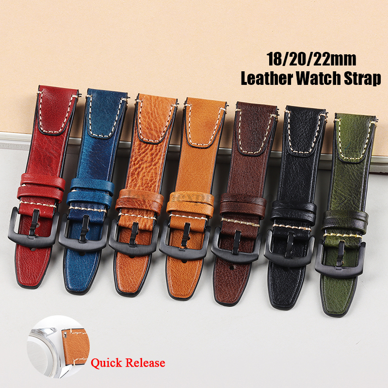Seiko Watches Smartwatch - 18/20/22mm Universal Retro Watchband for Seiko