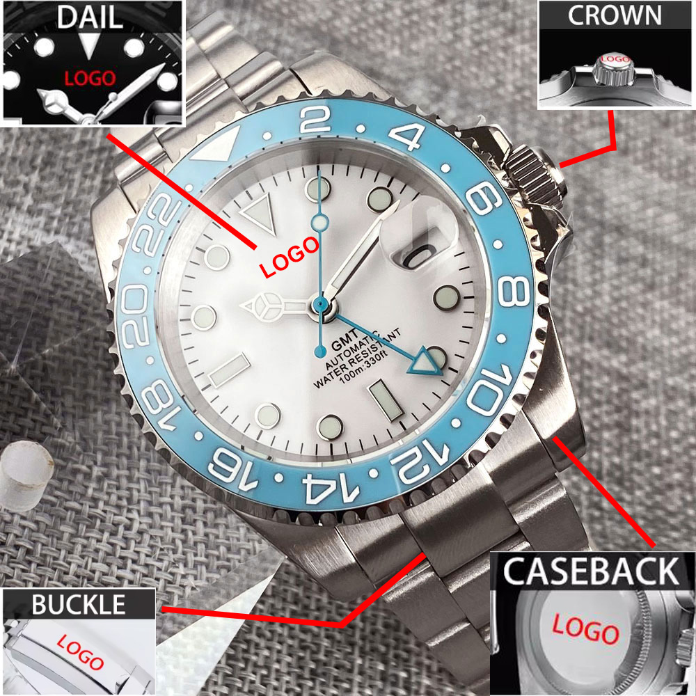 Waterproof Diving Watch - Customized 40mm Ice Blue Dial 200M