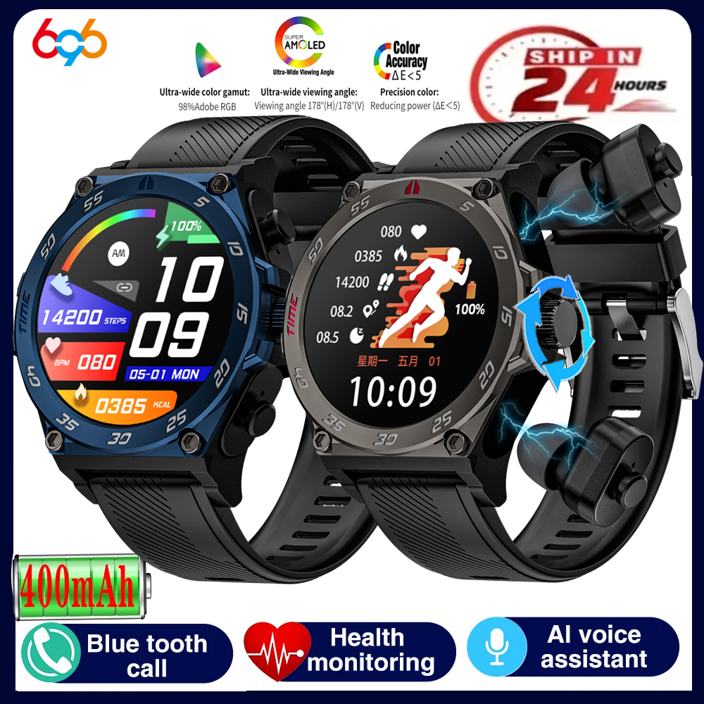 Smartwatch Noise Watches For Men - Clock 2 In 1 TWS Noise