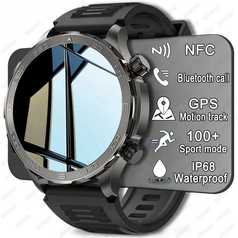 Smartwatch Watches With Bluetooth - New GPS Track Smart Watch Men