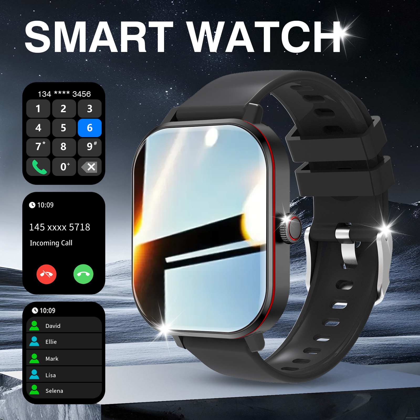 Smartwatch Iphone Watch For Men - Smart Watch, Wireless Call/Dial, Multiple APP