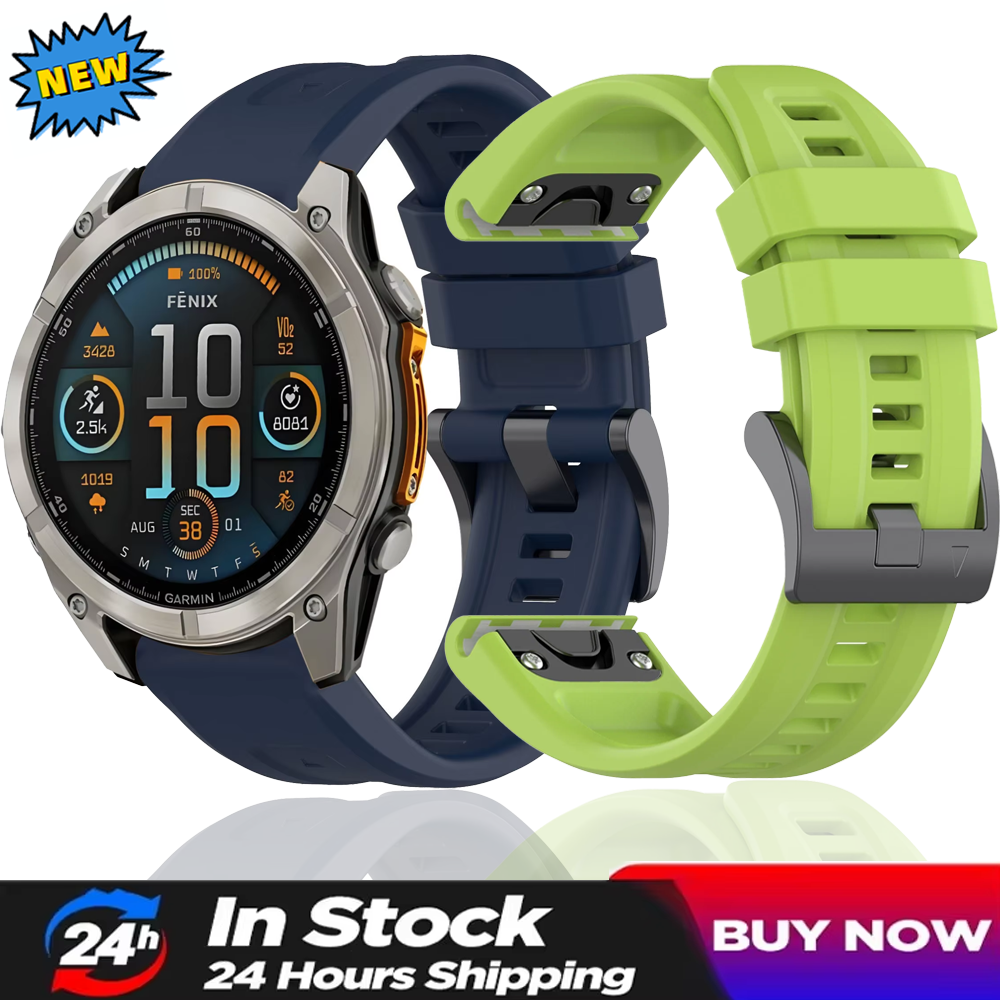 Watch X7 - 26/22/20mm Quick Fit Silicone Strap for