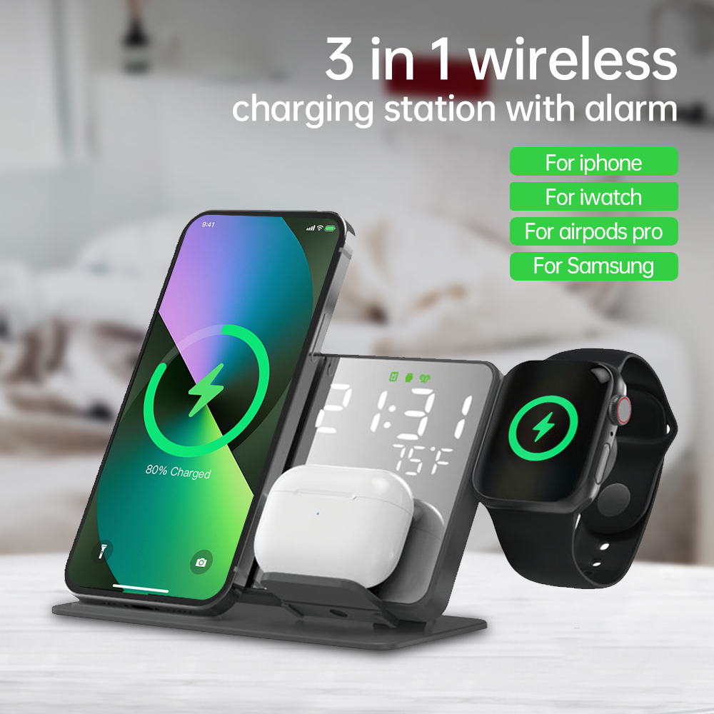 Smartwatch Watches For Iphone - 3 in 1 Wireless Charger For