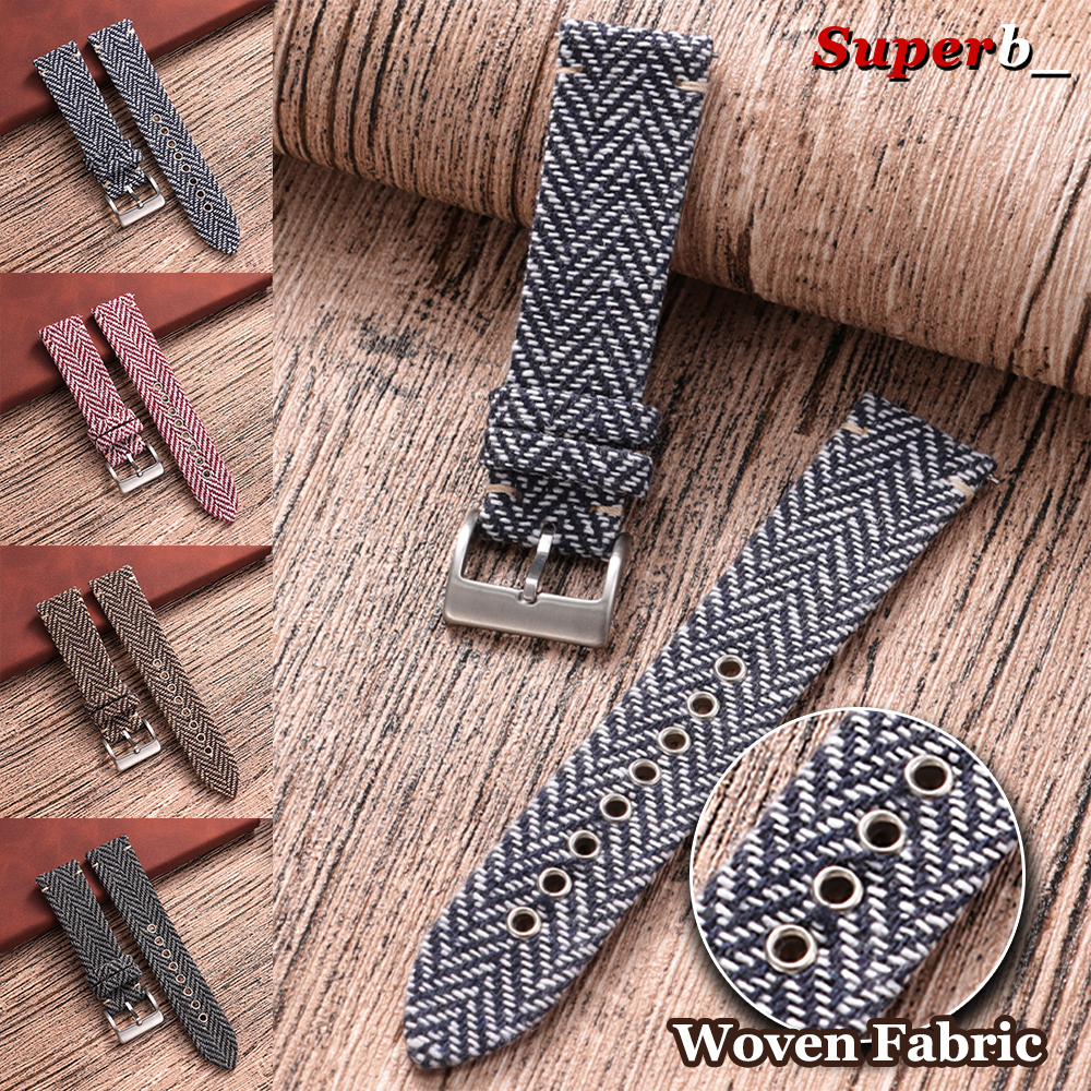 Seiko Watches Smartwatch - Woven Fabric Bracelet for Omega for