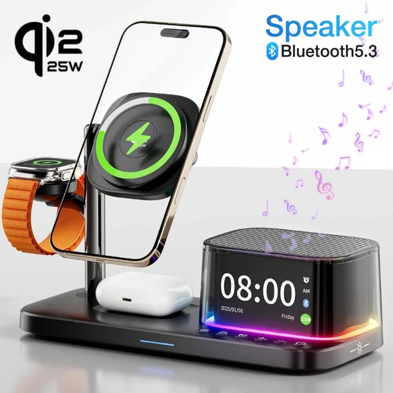 Smartwatch Watches With Bluetooth - Bluetooth 5.3 Speaker Qi2.2 25W Magnetic