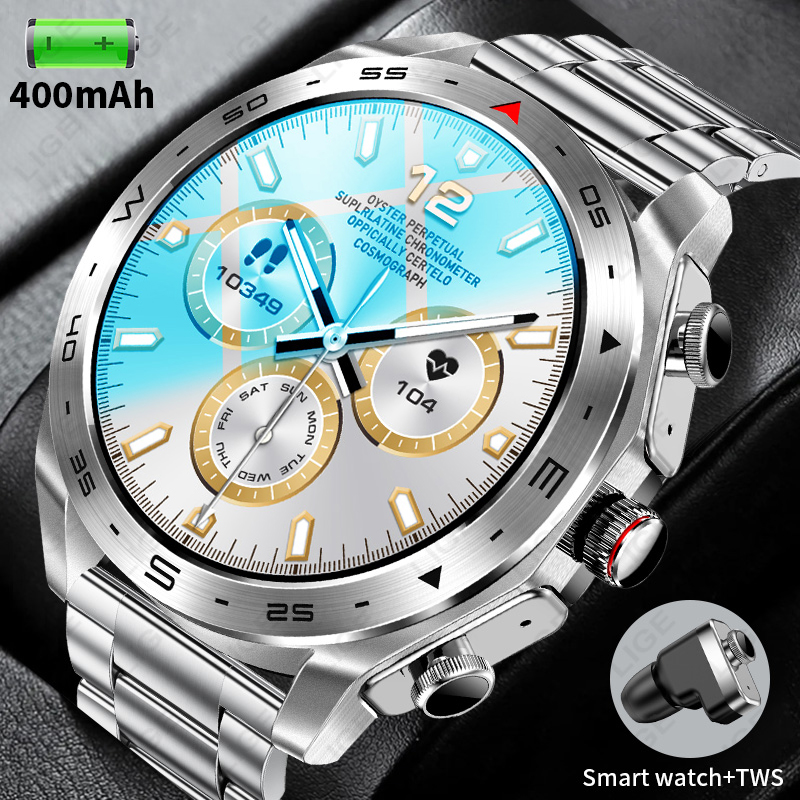 Smartwatch Noise Watches For Men - LIGE AMOLED Screen Smart Watch with