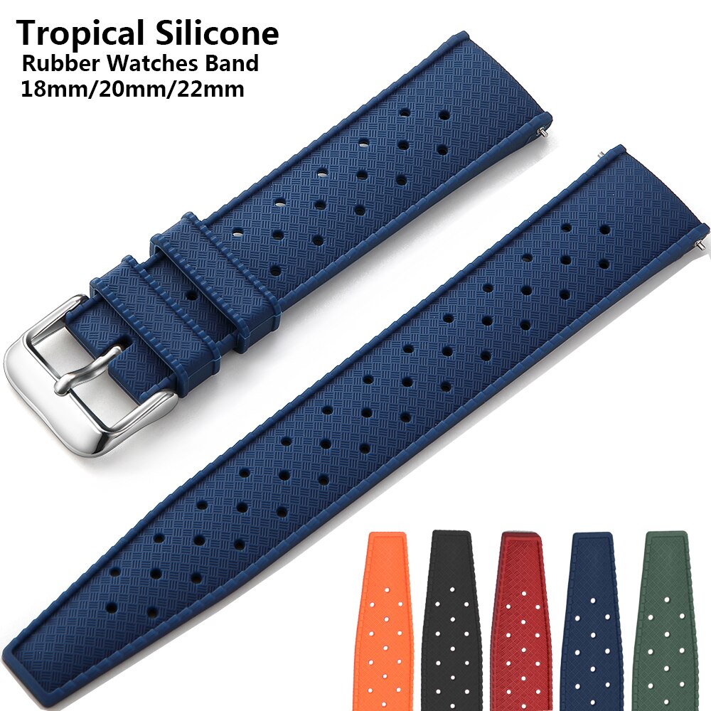 Seiko Watches Smartwatch - New Tropical Rubber Strap for Oris