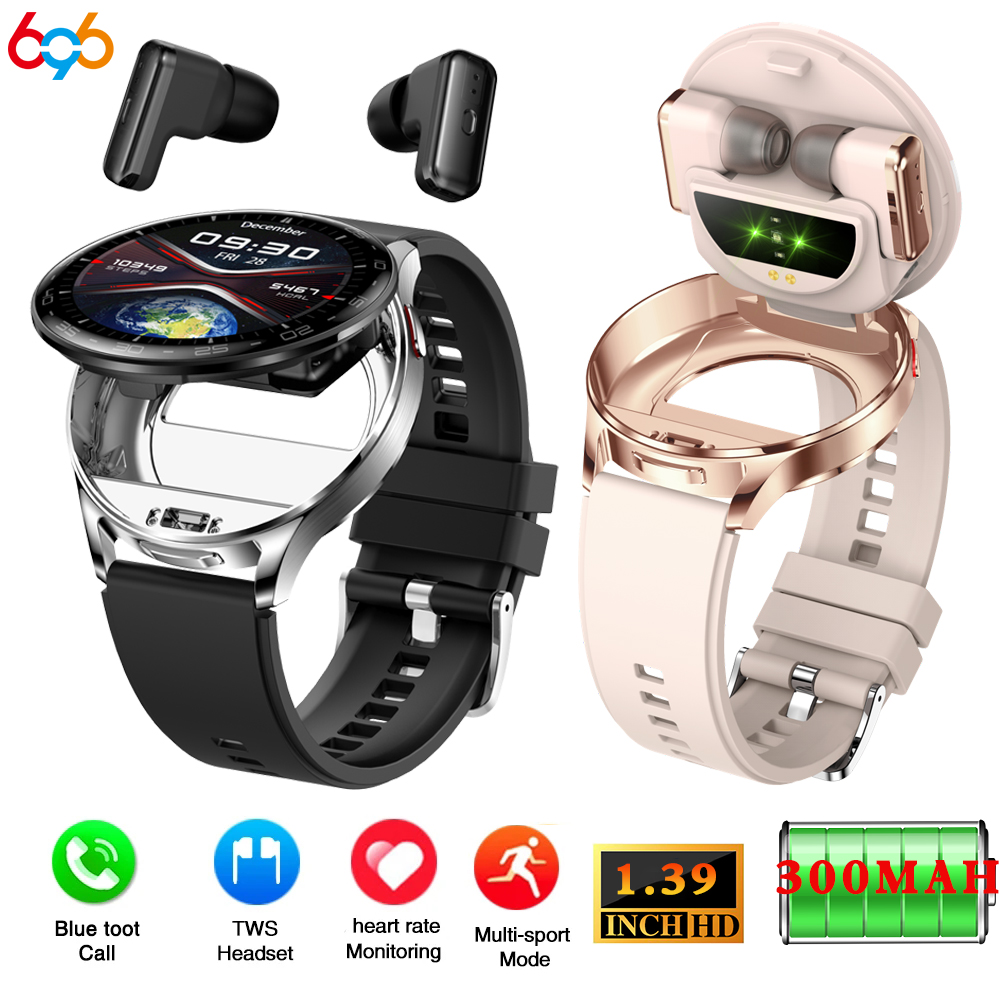 2 In 1 TWS Headset Smart Watch - Smartwatch Noise Watches For Men บทวิจารณ์และราคา