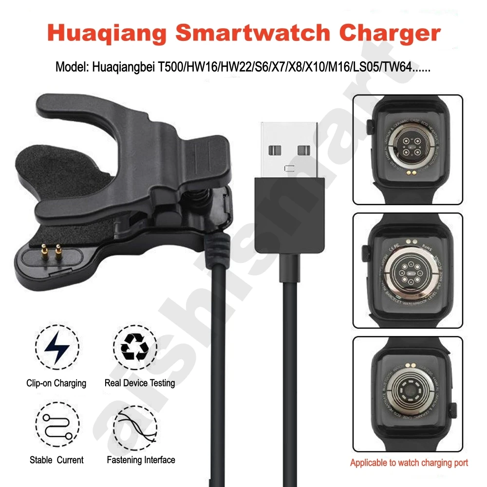 Clip Charger 2pin 3pin 3mm 4mm - Watch X7 บทวิจารณ์และราคา