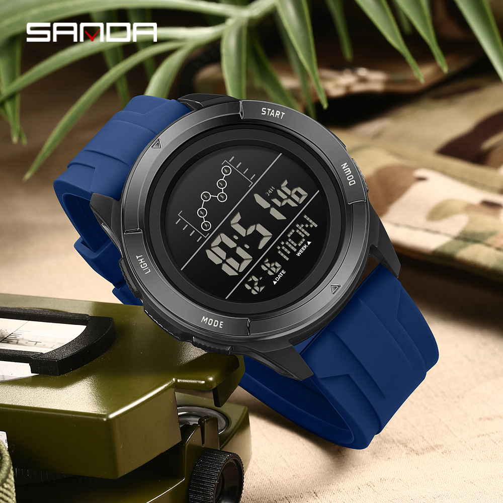 SANDA 2198 Timing Men's Electr - Tide Watch Surf บทวิจารณ์และราคา