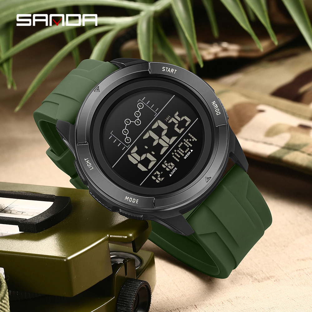 SANDA 2198 Timing Men's Electr - Tide Watch Surf บทวิจารณ์และราคา