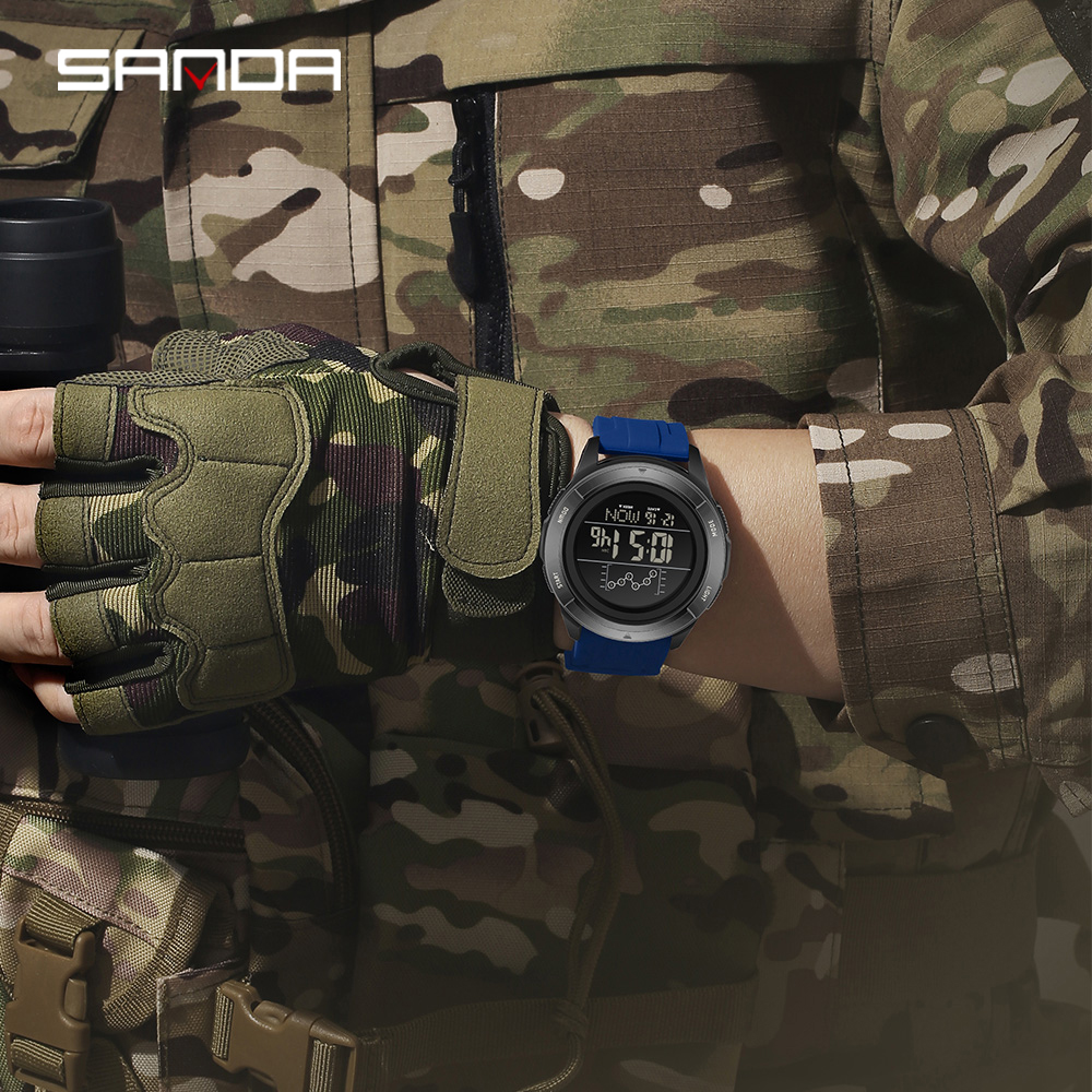 SANDA 2198 Timing Men's Electr - Tide Watch Surf บทวิจารณ์และราคา