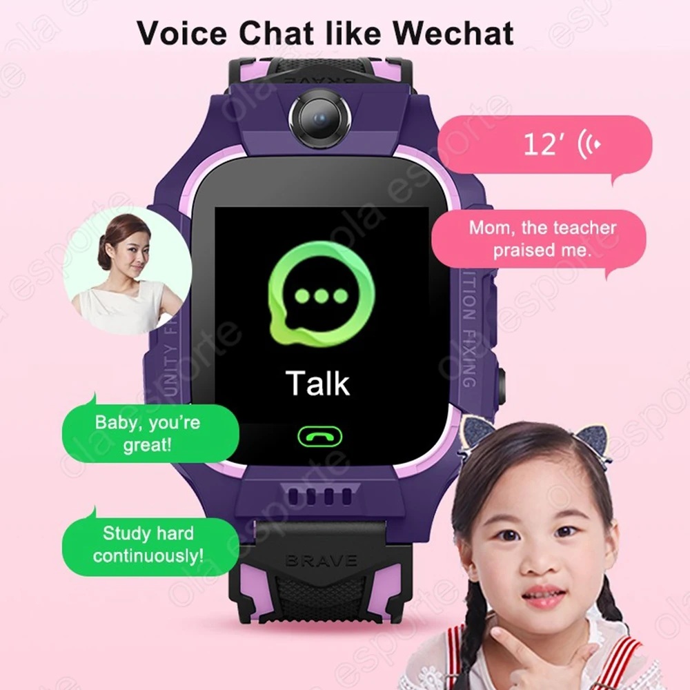Smart Watch Kids 2G Sim Card S - Smartwatch Watches Gift For Girls บทวิจารณ์และราคา