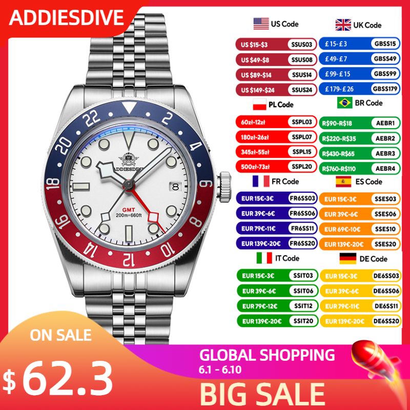 ADDIESDIVE 39mm Men's Quartz W - Smartwatch Watches With Bluetooth บทวิจารณ์และราคา