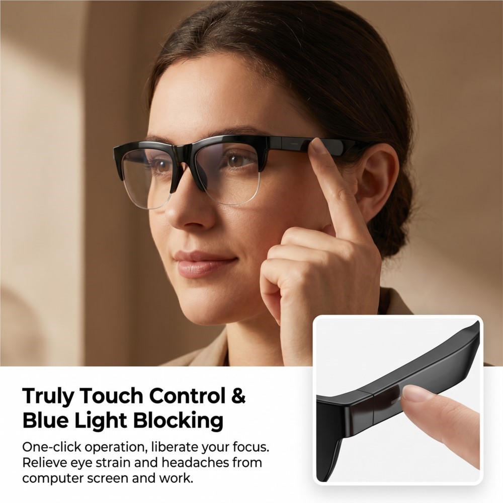 Photochromic Smart Glasses Sma - Smartwatch Watches With Bluetooth บทวิจารณ์และราคา