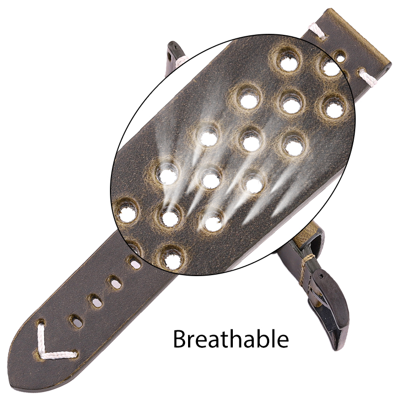 Breathable Genuine Leather Qui - Nato Strap Nylon บทวิจารณ์และราคา