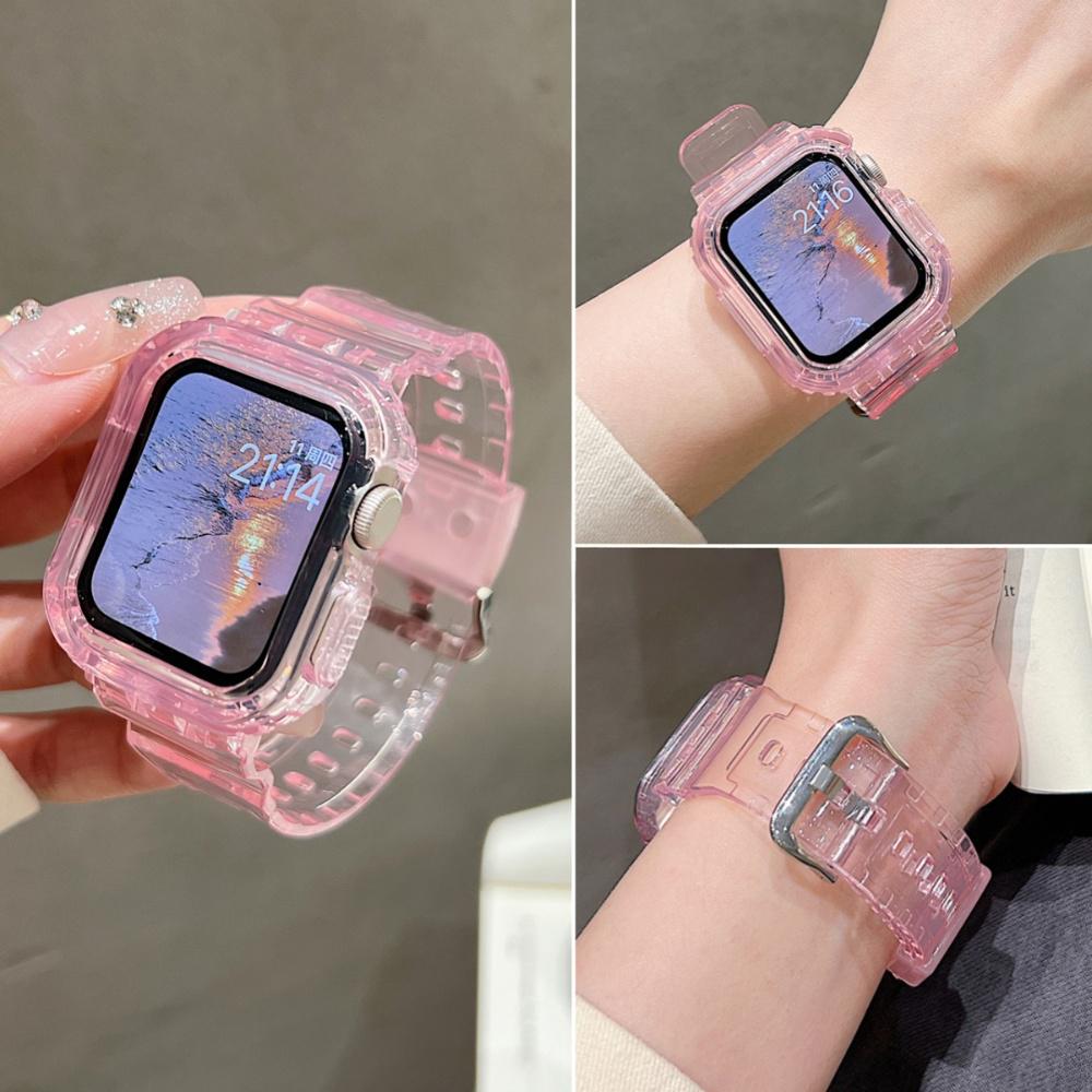 Silicone Strap+case For Apple  - Smartwatch Apple Watches For Men บทวิจารณ์และราคา