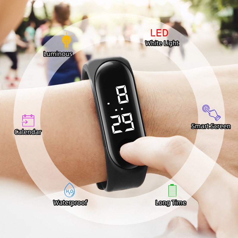2025 New Kids Smart Touch Led  - Smartwatch Digital Watches For Kid Girl บทวิจารณ์และราคา
