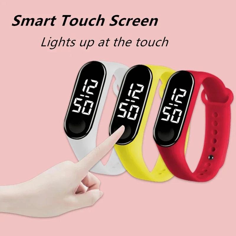 2025 New Kids Smart Touch Led  - Smartwatch Digital Watches For Kid Girl บทวิจารณ์และราคา