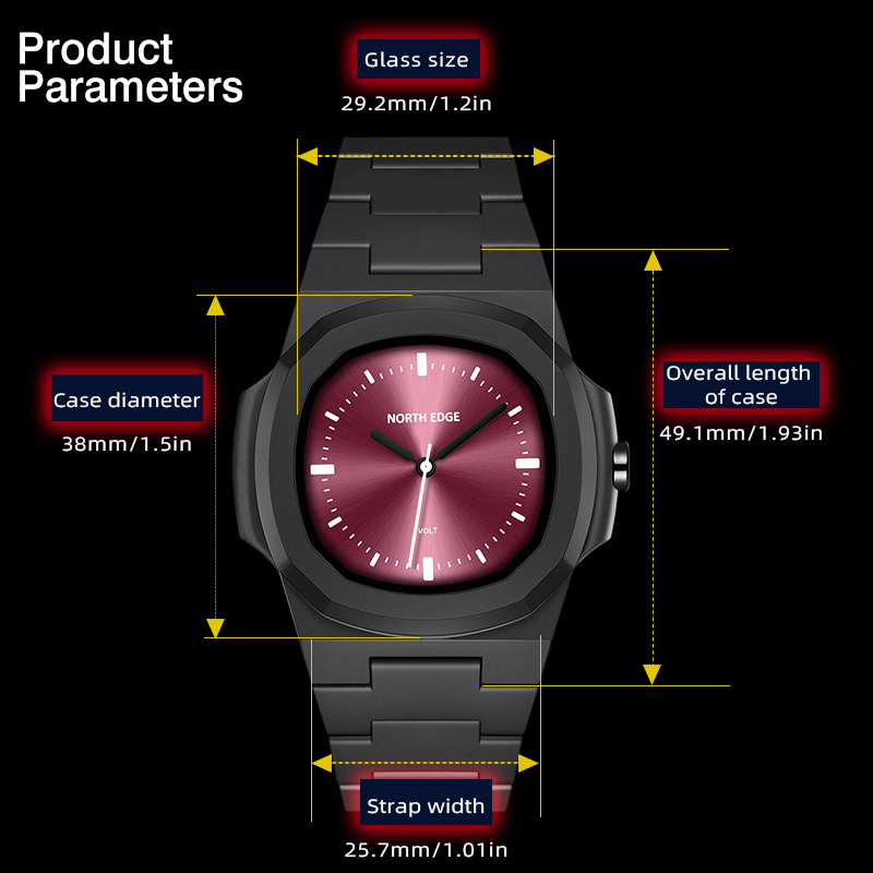 NORTH EDGE Watch for Man New V - Waterproof Diving Watch บทวิจารณ์และราคา