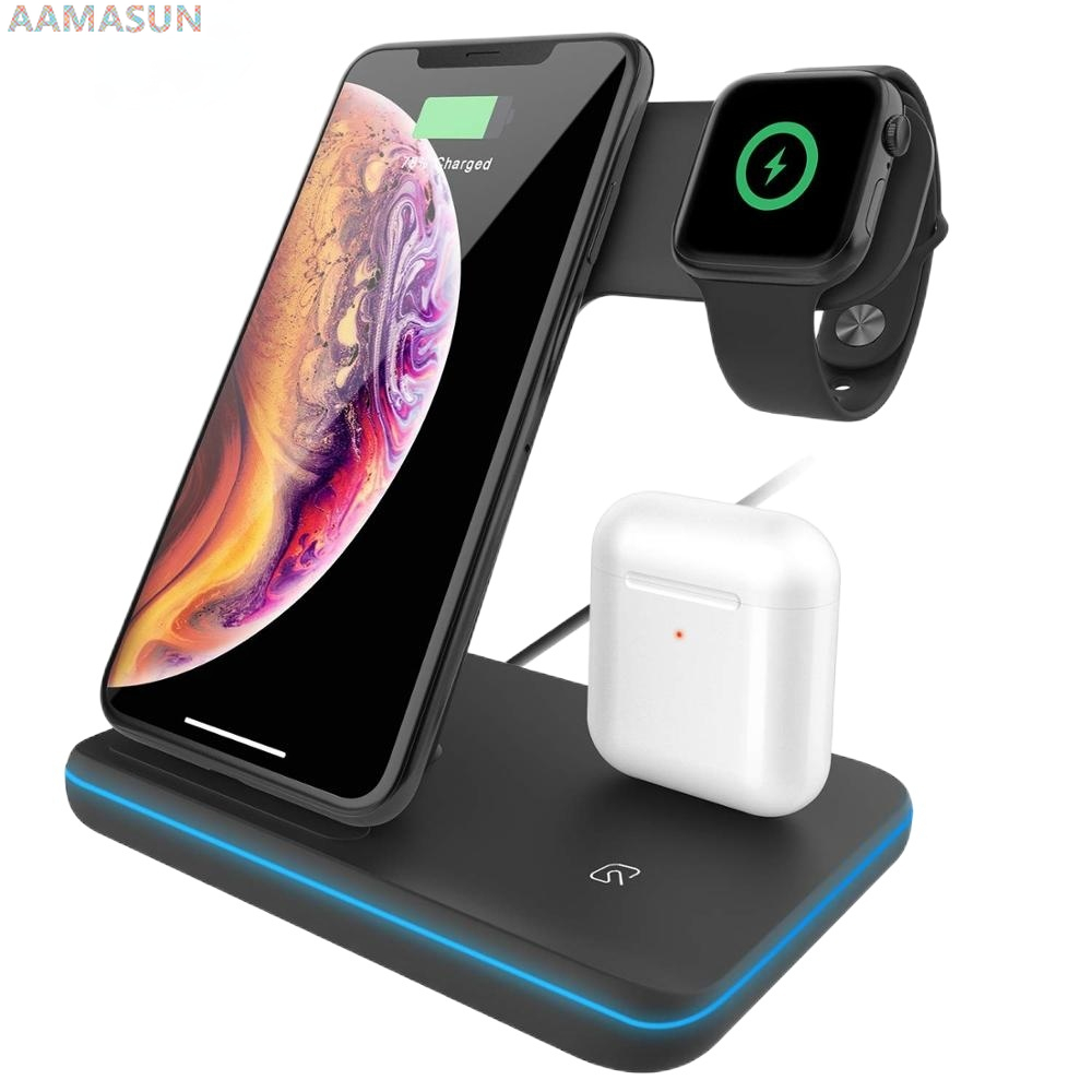 15W Fast Qi Wireless Charger S - Watch Watch Xs บทวิจารณ์และราคา
