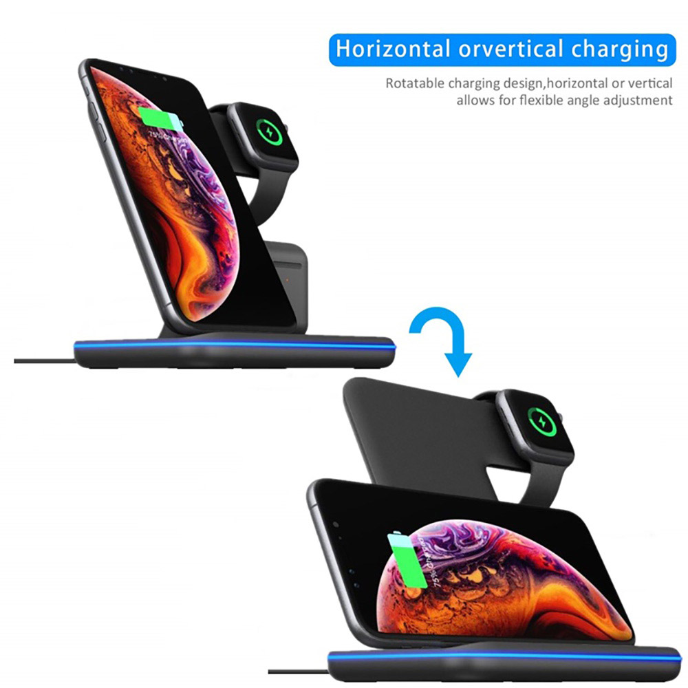 15W Fast Qi Wireless Charger S - Watch Watch Xs บทวิจารณ์และราคา