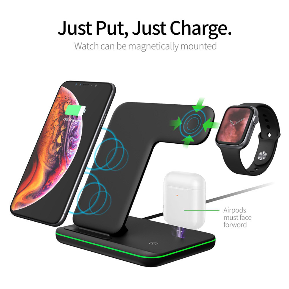 15W Fast Qi Wireless Charger S - Watch Watch Xs บทวิจารณ์และราคา