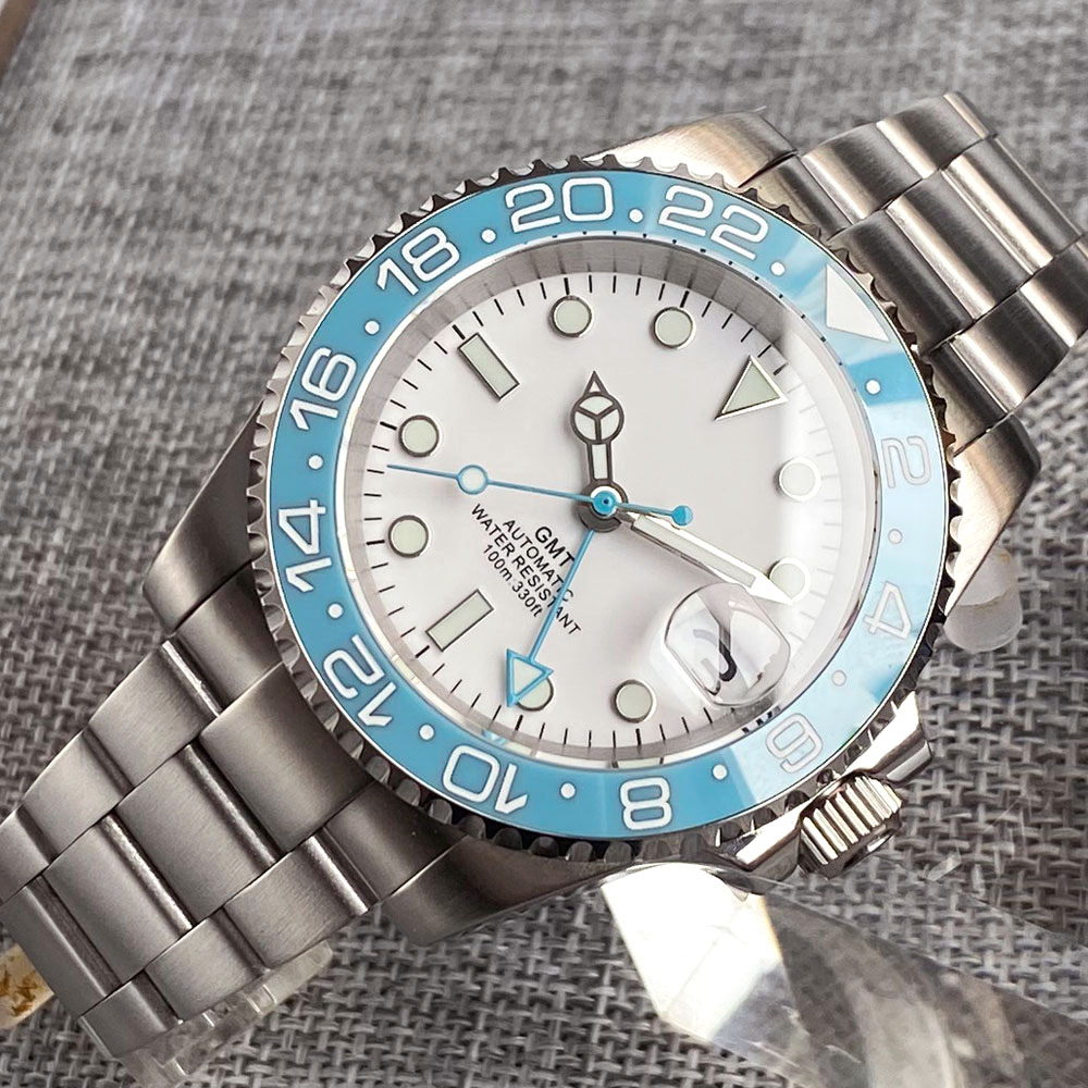 Customized 40mm Ice Blue Dial  - Waterproof Diving Watch บทวิจารณ์และราคา