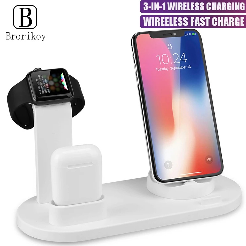 Wireless 3 in 1 Charger Holder - Watch Watch Xs บทวิจารณ์และราคา