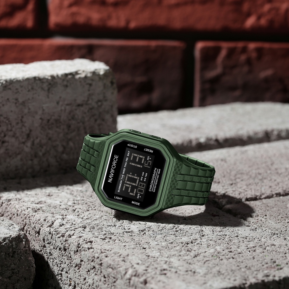NAVIFORCE New Retro Mens Digit - Tide Watch Surf บทวิจารณ์และราคา