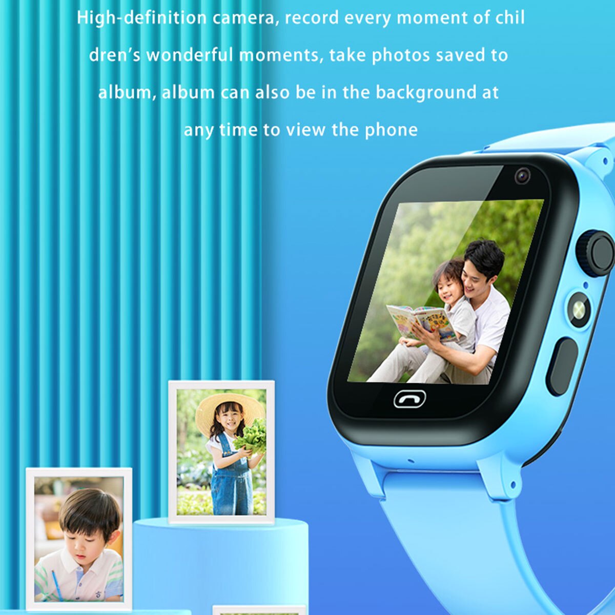 Kids Smart Watch SOS Call Outd - Smartwatch Watches Gift For Girls บทวิจารณ์และราคา