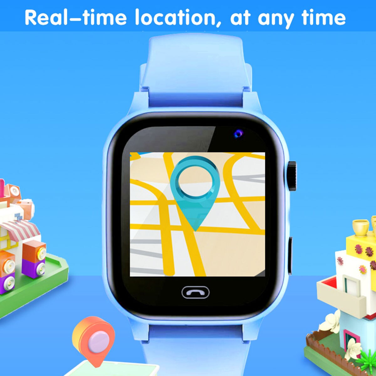 Kids Smart Watch SOS Call Outd - Smartwatch Watches Gift For Girls บทวิจารณ์และราคา