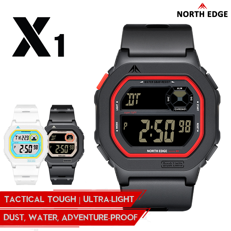 NORTH EDGE X1 Square Screen Di - Tide Watch Surf บทวิจารณ์และราคา