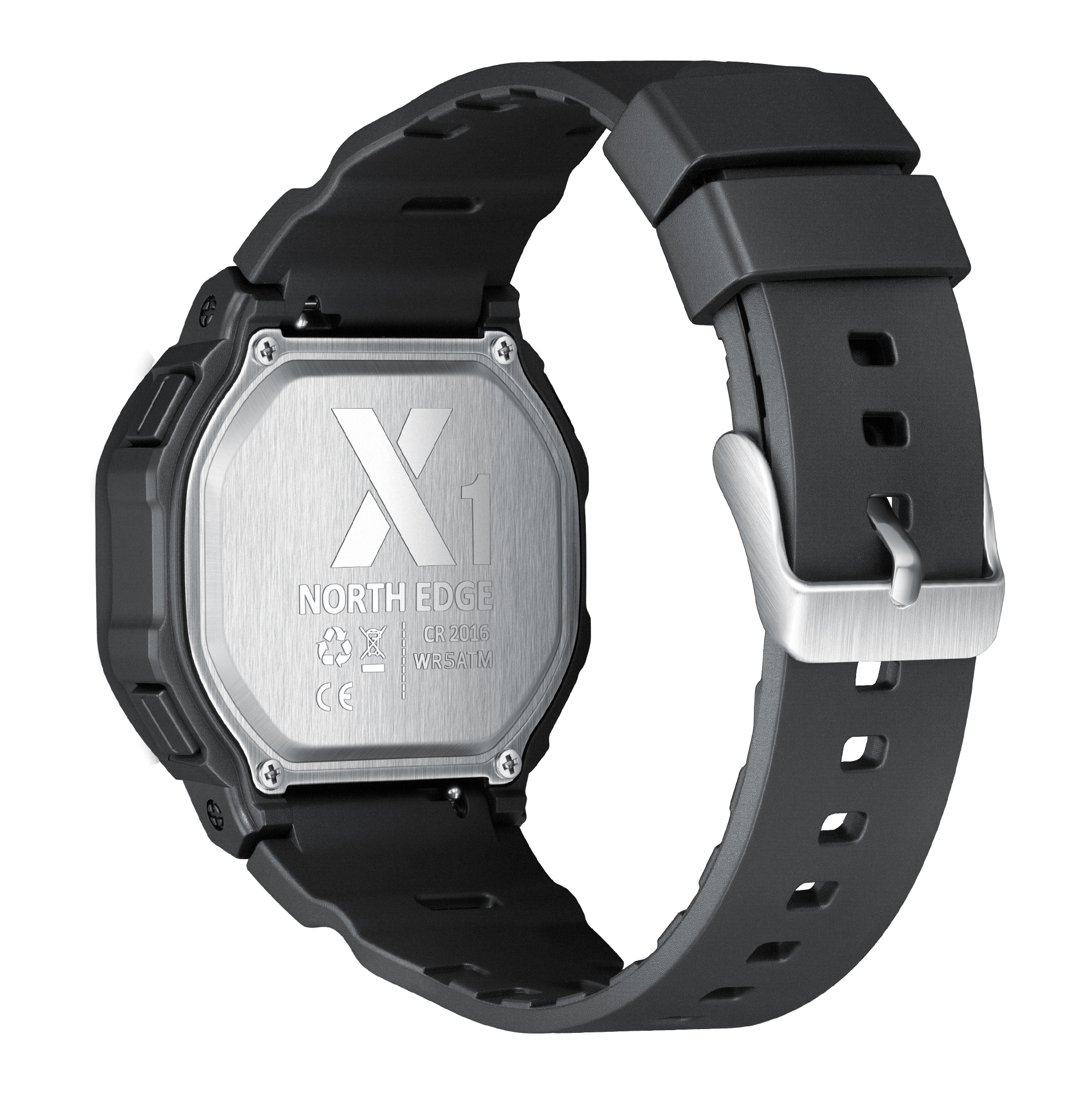 NORTH EDGE X1 Square Screen Di - Tide Watch Surf บทวิจารณ์และราคา