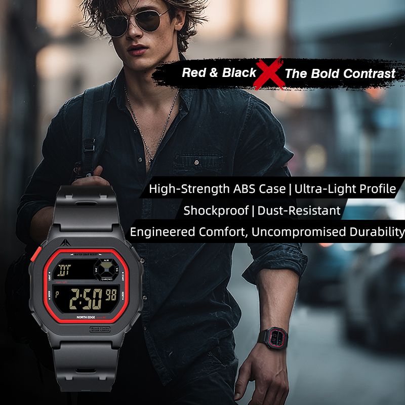 NORTH EDGE X1 Square Screen Di - Tide Watch Surf บทวิจารณ์และราคา