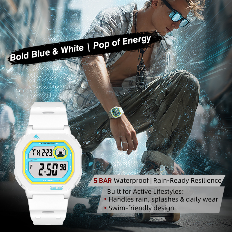 NORTH EDGE X1 Square Screen Di - Tide Watch Surf บทวิจารณ์และราคา