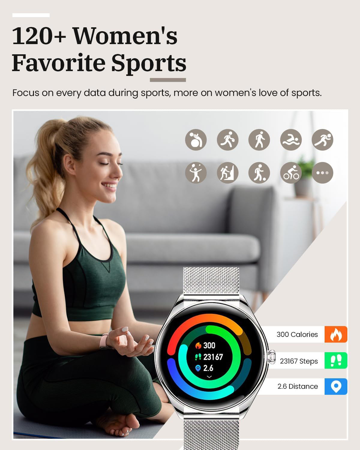 2025 Original Ultra Thin Smart - Smartwatch Watches Gift For Women บทวิจารณ์และราคา