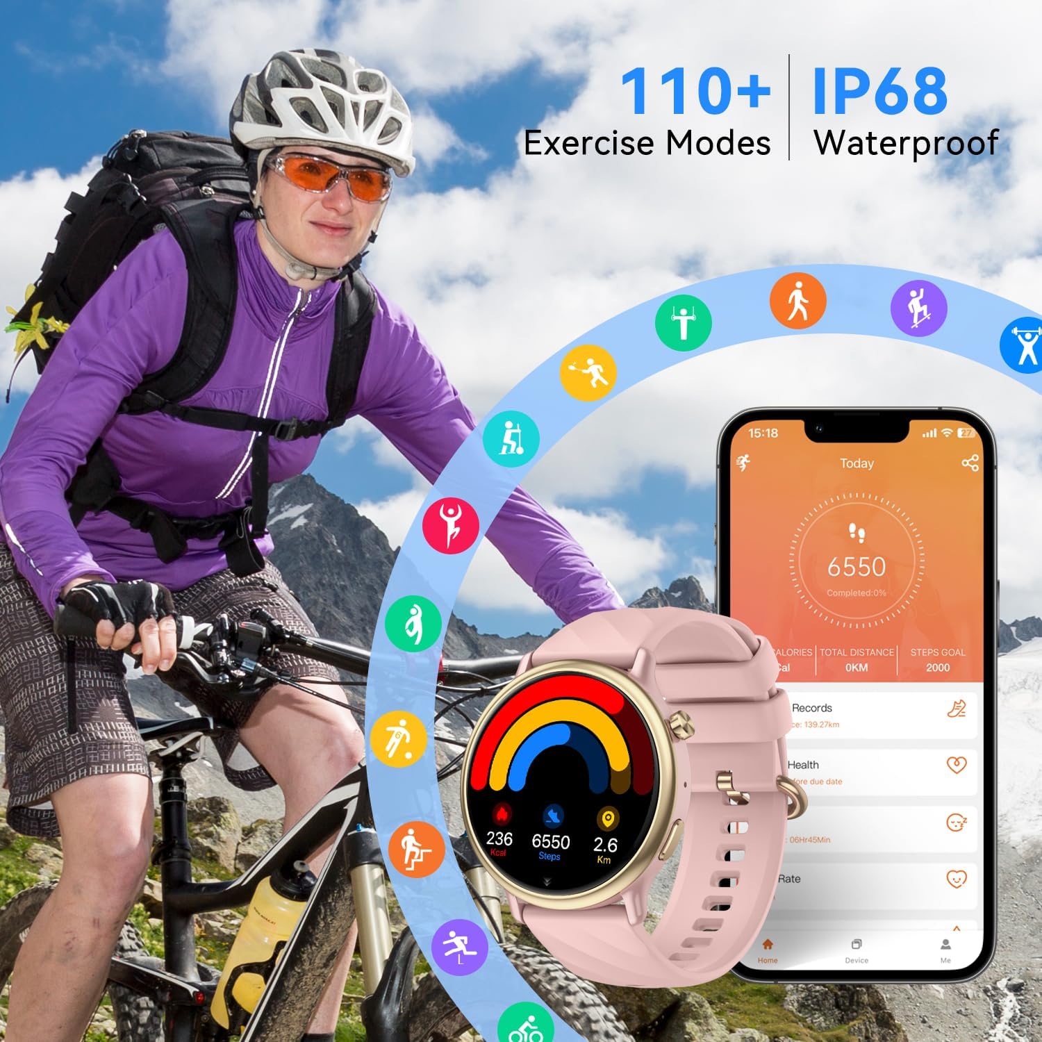 Smart Watch for Women & Men: F - Smartwatch Iphone Watch For Men บทวิจารณ์และราคา