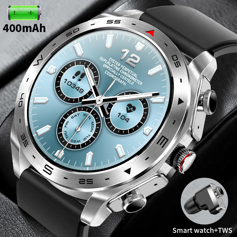 New Smart Watch TWS 2in1 with  - Smartwatch Noise Watches For Men บทวิจารณ์และราคา
