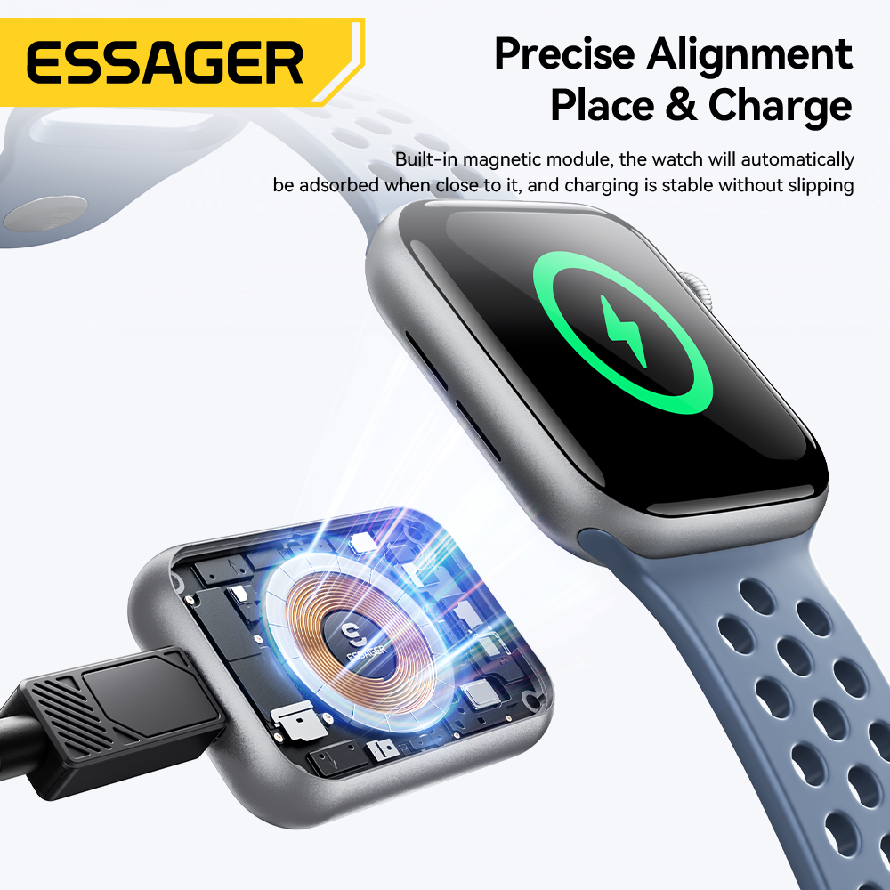 Essager 5W Magnetic Wireless C - Smartwatch Watches For Iphone บทวิจารณ์และราคา