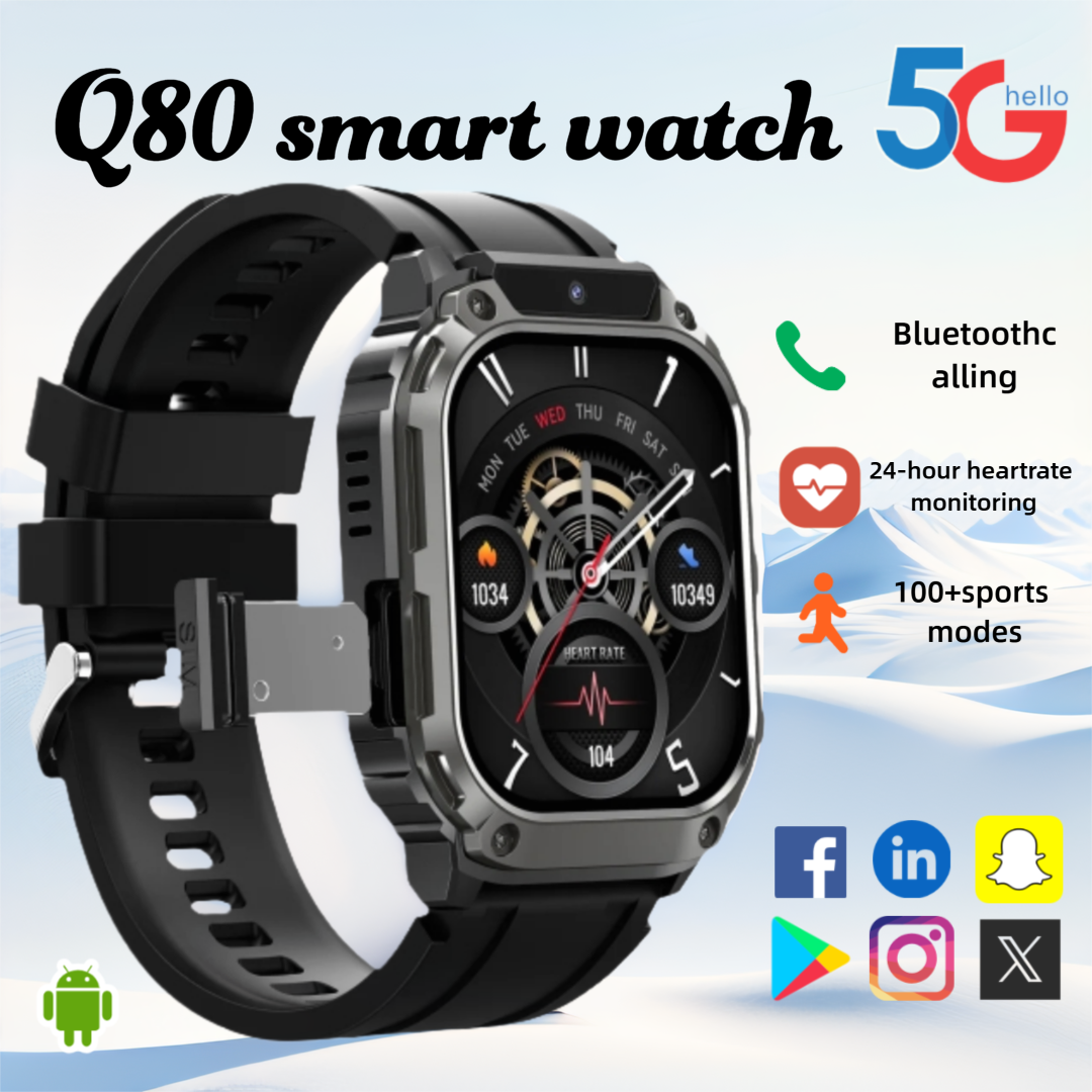 Q80 Men Smartwatch with 1.95-i - Smartwatch Apple Watches For Men บทวิจารณ์และราคา