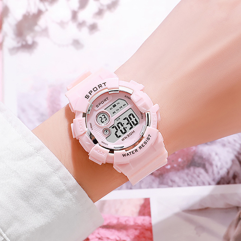 Fashion Kids Watches Luminous  - Smartwatch Digital Watches For Kid Girl บทวิจารณ์และราคา
