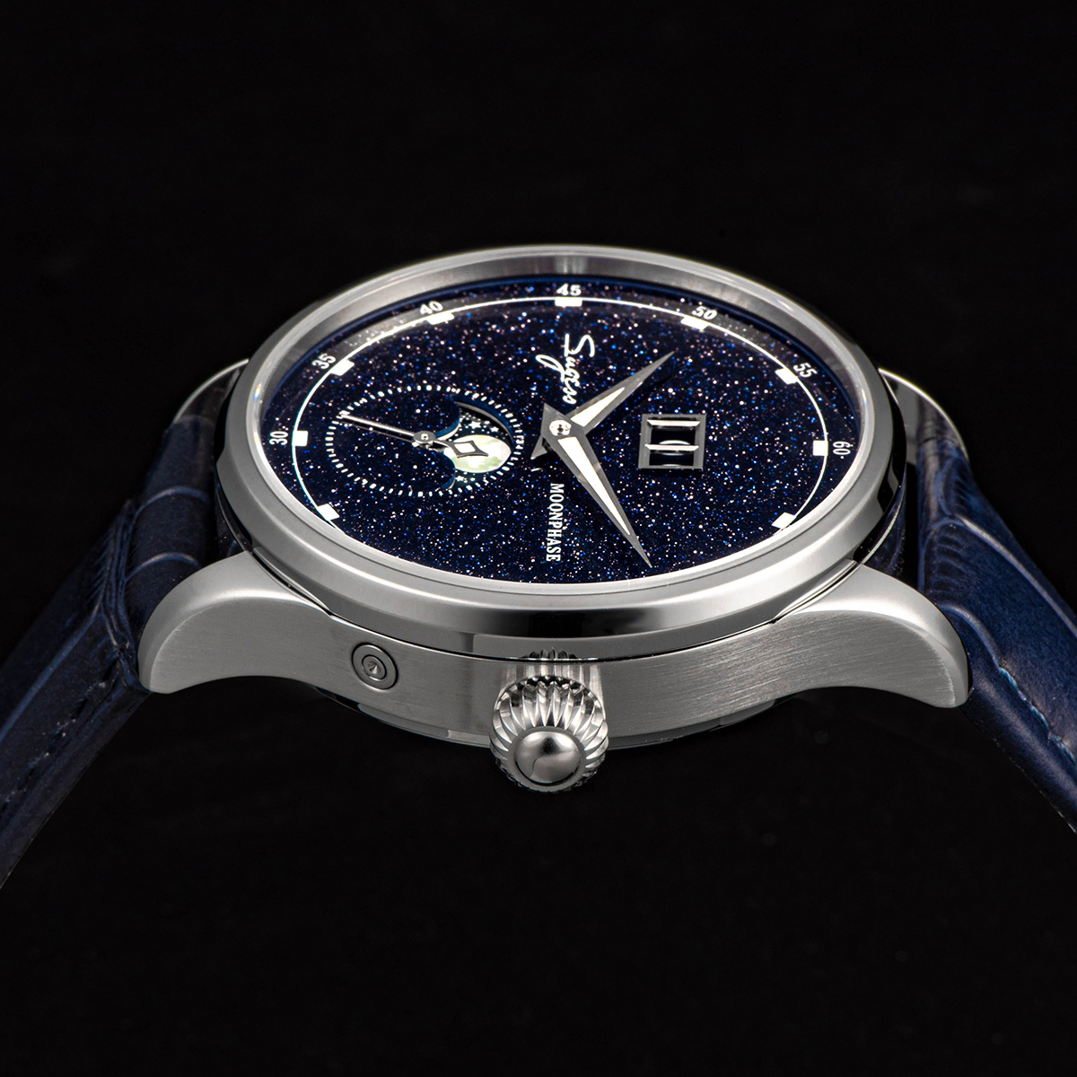 Sugess Moonphase Watch of Men  - Tide Watch Surf บทวิจารณ์และราคา