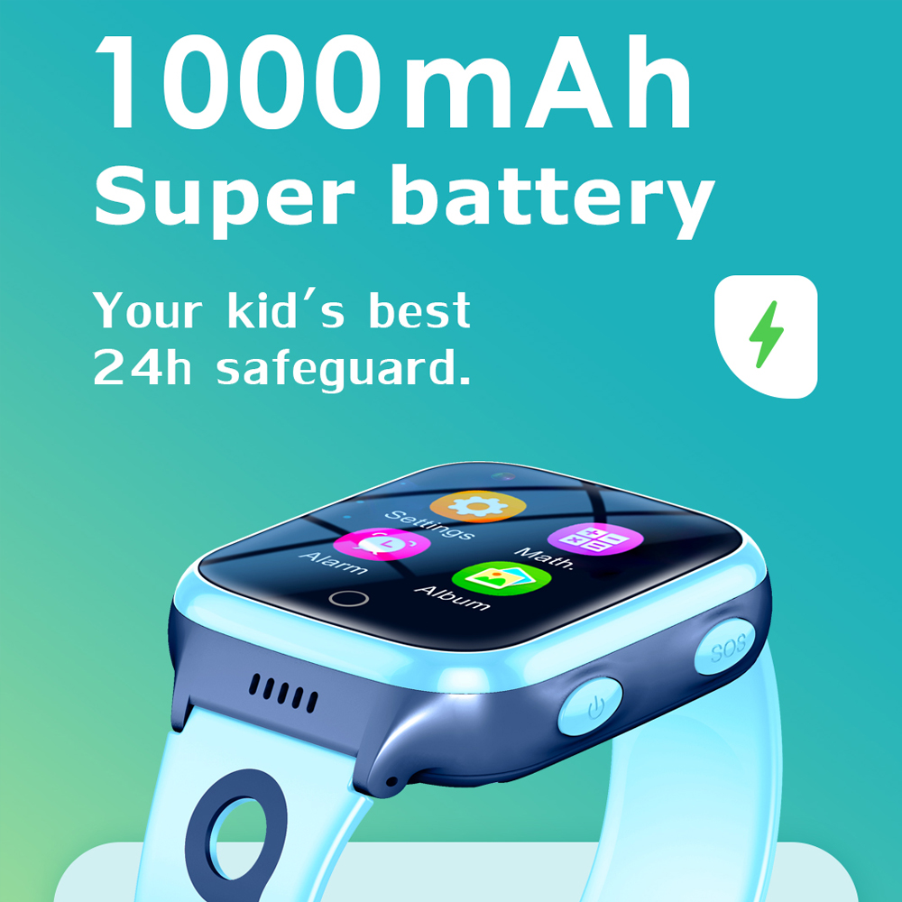 Hot 4G Kids Smartwatch 1000 Ma - Smartwatch Watches For 12 Year Old Boy บทวิจารณ์และราคา