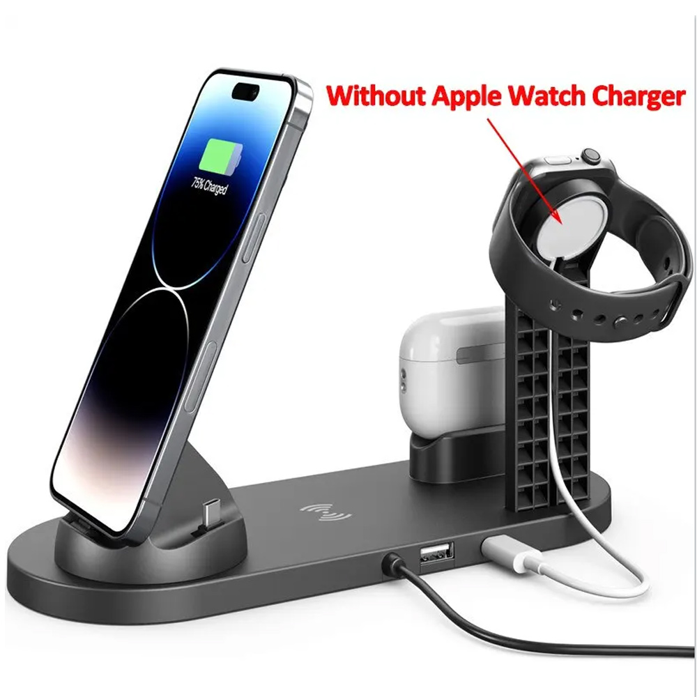 30W 7 in 1 Wireless Charger St - Smartwatch Watches For Iphone บทวิจารณ์และราคา