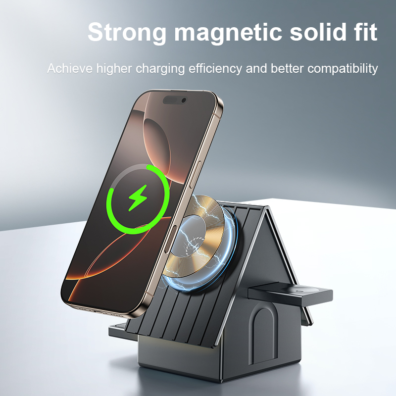 3 in 1 Charging Station Super  - Smartwatch Iphone Watch For Men บทวิจารณ์และราคา