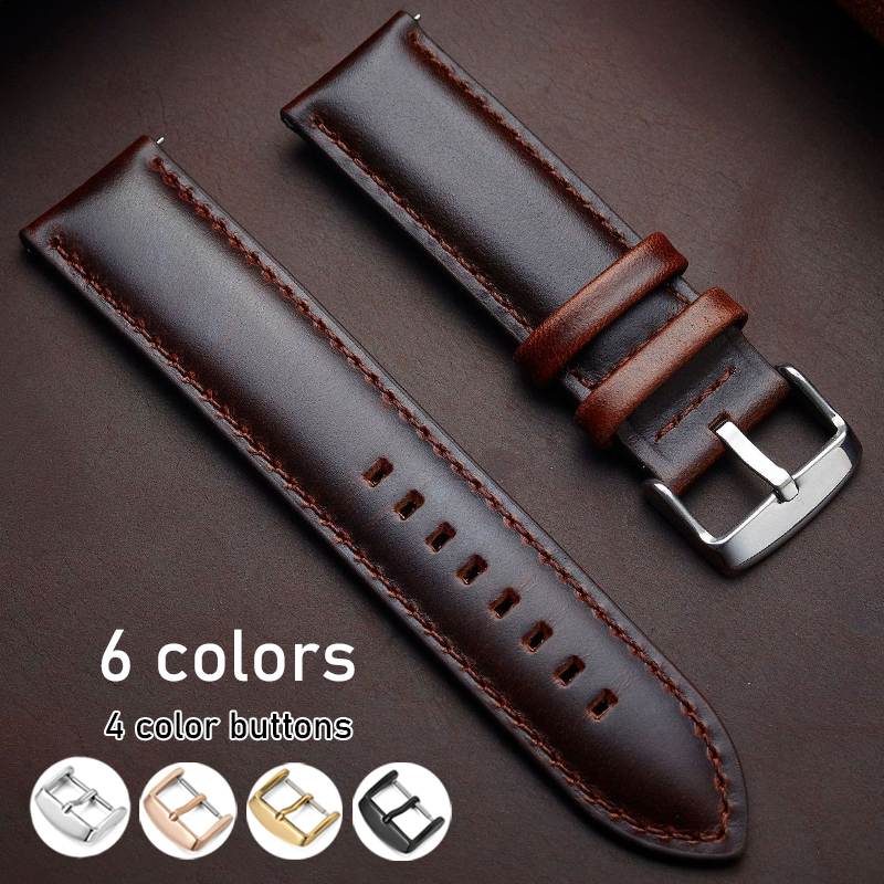 Genuine Leather Band 20mm 22mm - Seiko Watches Smartwatch บทวิจารณ์และราคา