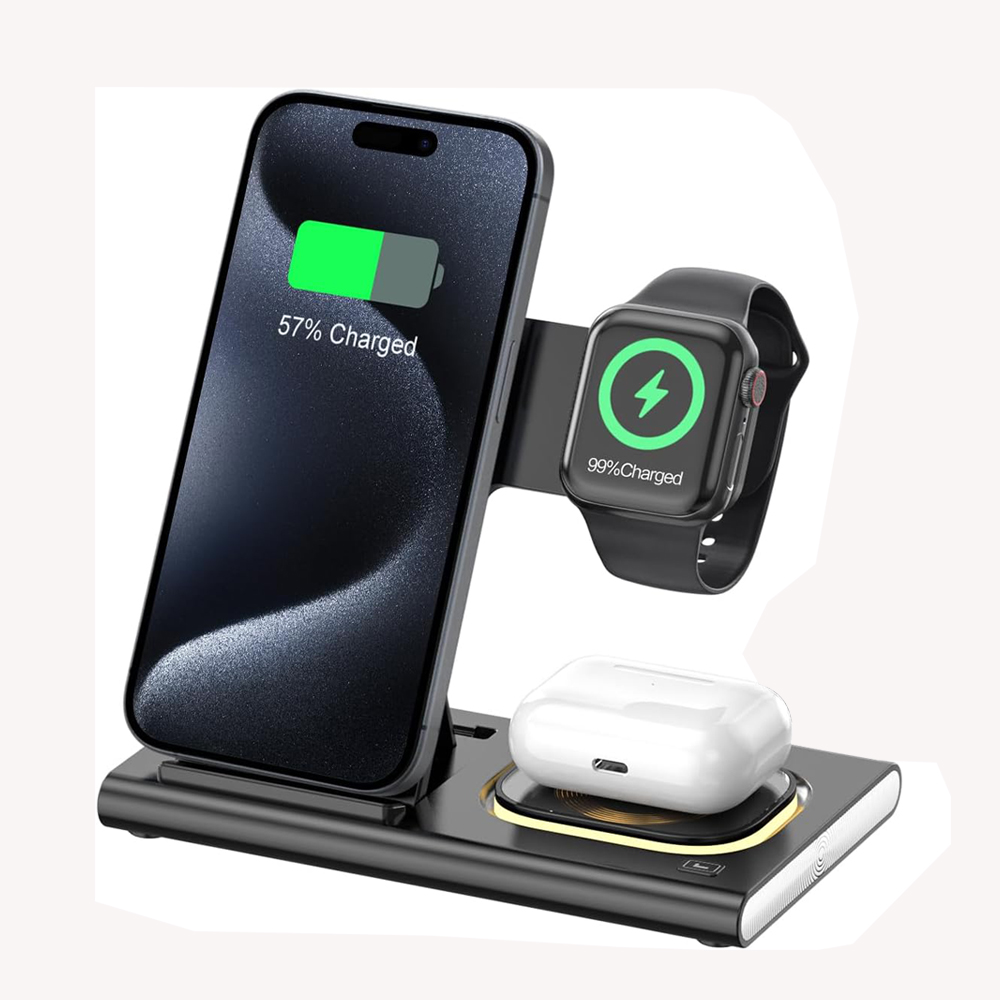 3 in 1 Foldable Charging Stati - Watch Watch Xs บทวิจารณ์และราคา