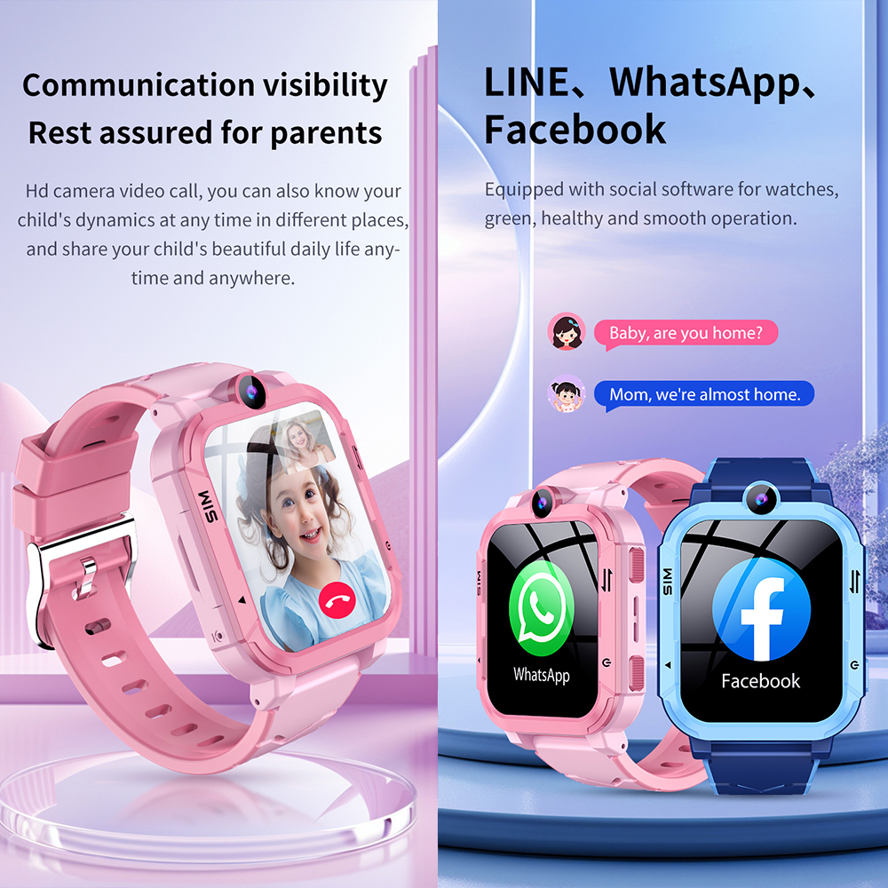 4G Kids Smart Watch 1+8GB GPS  - Smartwatch Watches For 12 Year Old Boy บทวิจารณ์และราคา